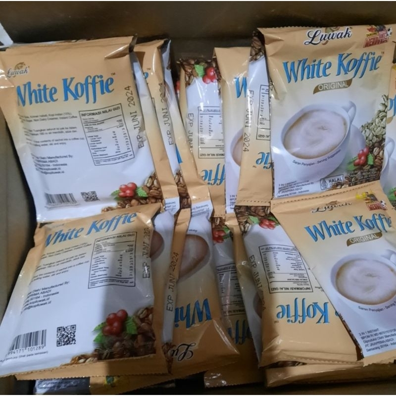 

LUWAK WHITE COFFEE (10 PCS)