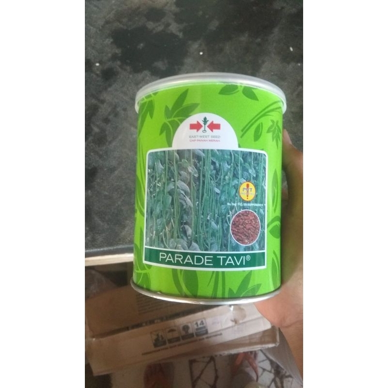 Benih Kacang Panjang PARADE TAVI kaleng 500 gr cap Panah Merah