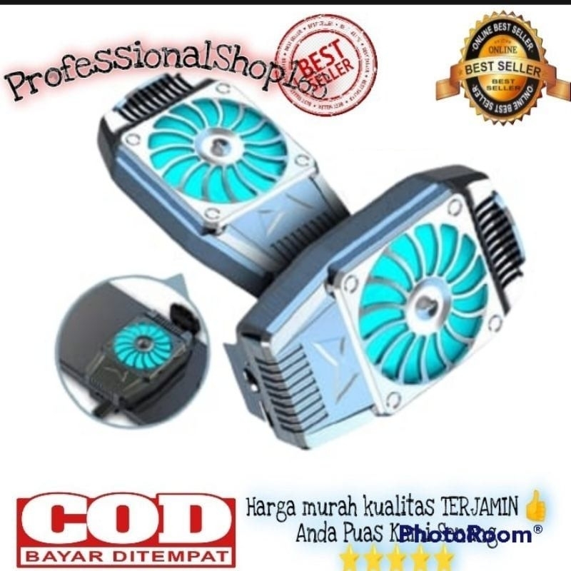PS - Kipas Pendingin H15 Hp Phone Cooler LED Light Gaming Pocket Cooling Fan / Kipas Pendingin Super