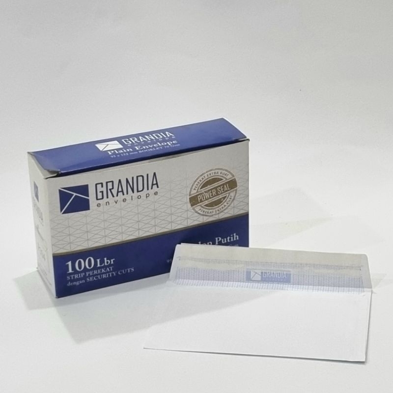 

AMPLOP PUTIH GRANDIA P104 95MM X 152 MM (100 PCS)