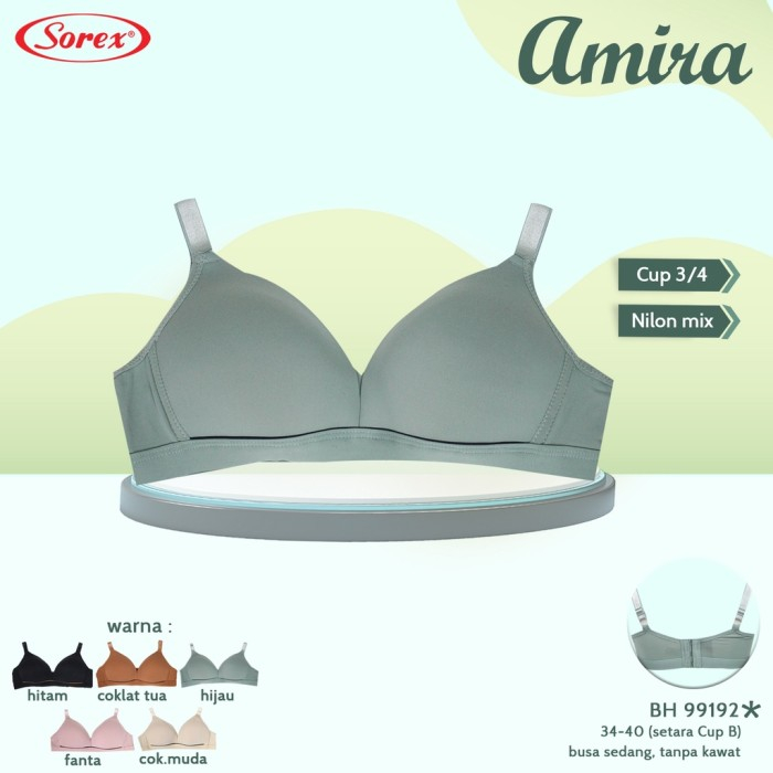 Bra Sorex 99192 - Bh Super Soft Cup Sedang 34-40 Setara A/B