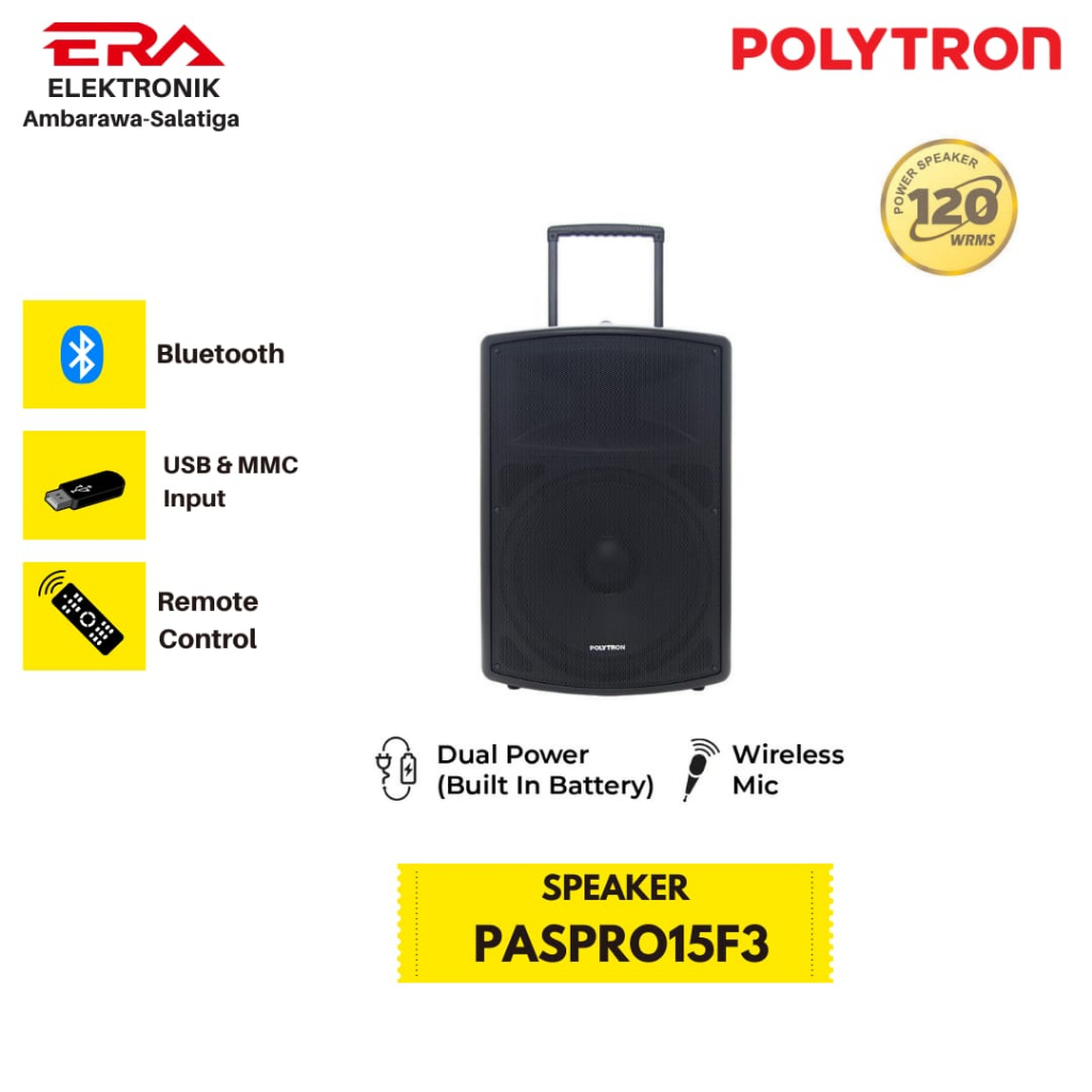 POLYTRON Active Speaker PAS PRO15F3 Original