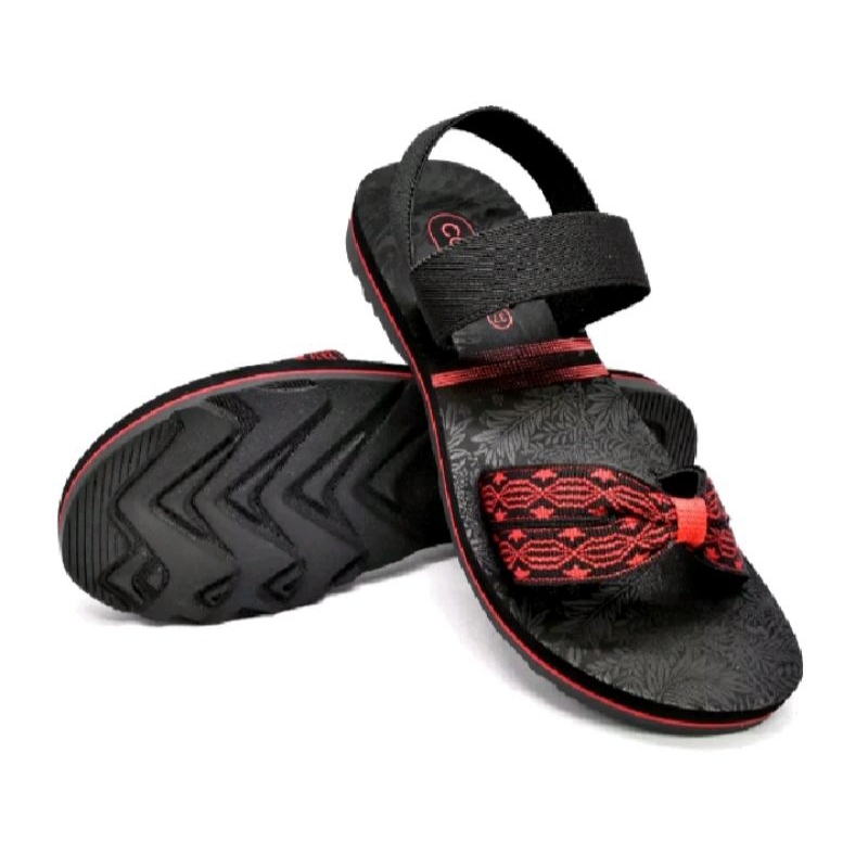 Sandal Gunung Wanita Dewasa Carvil Sandal Flat Dominiq 01 Tb Sponge Gunung