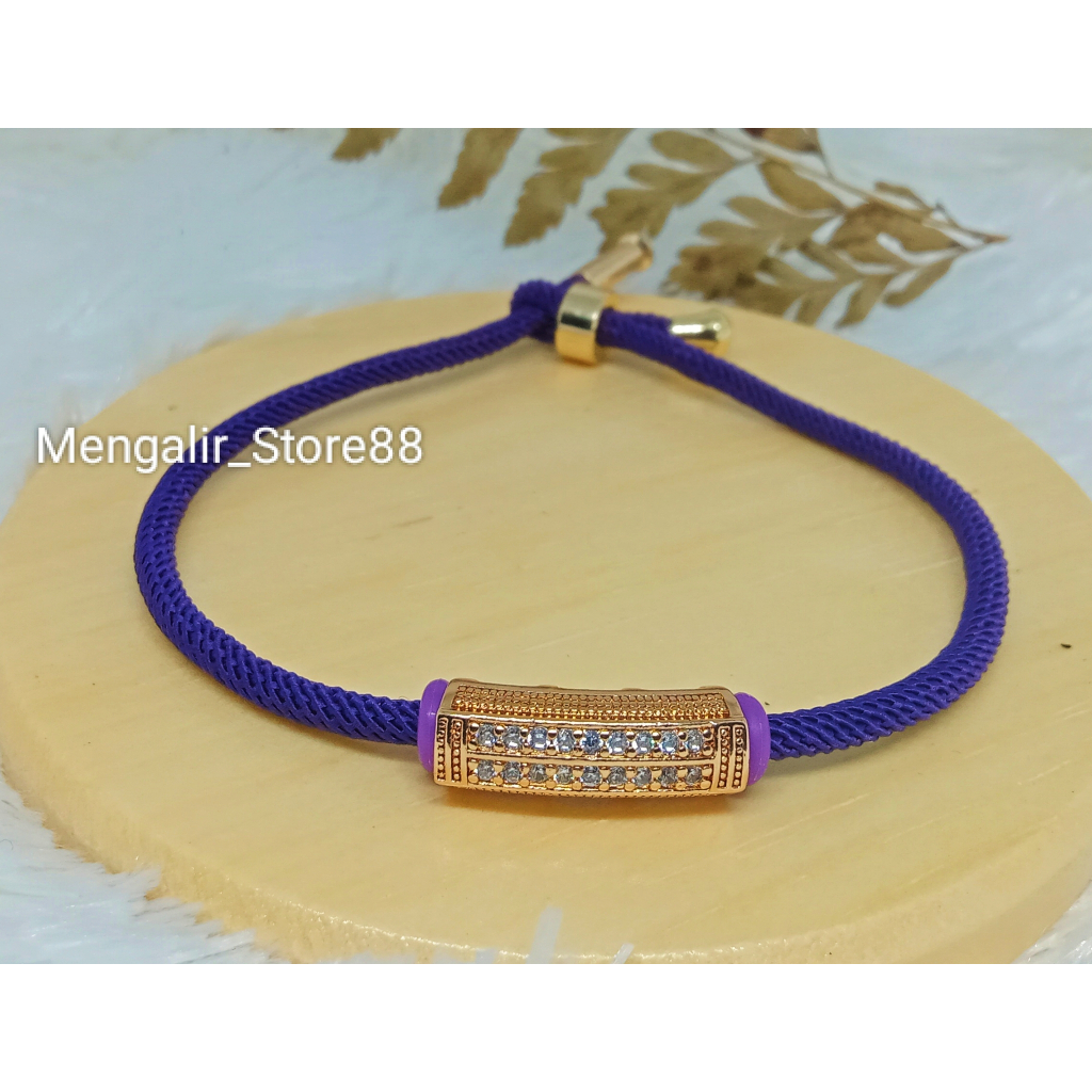 GELANG TALI SERUT WARNA UNGU