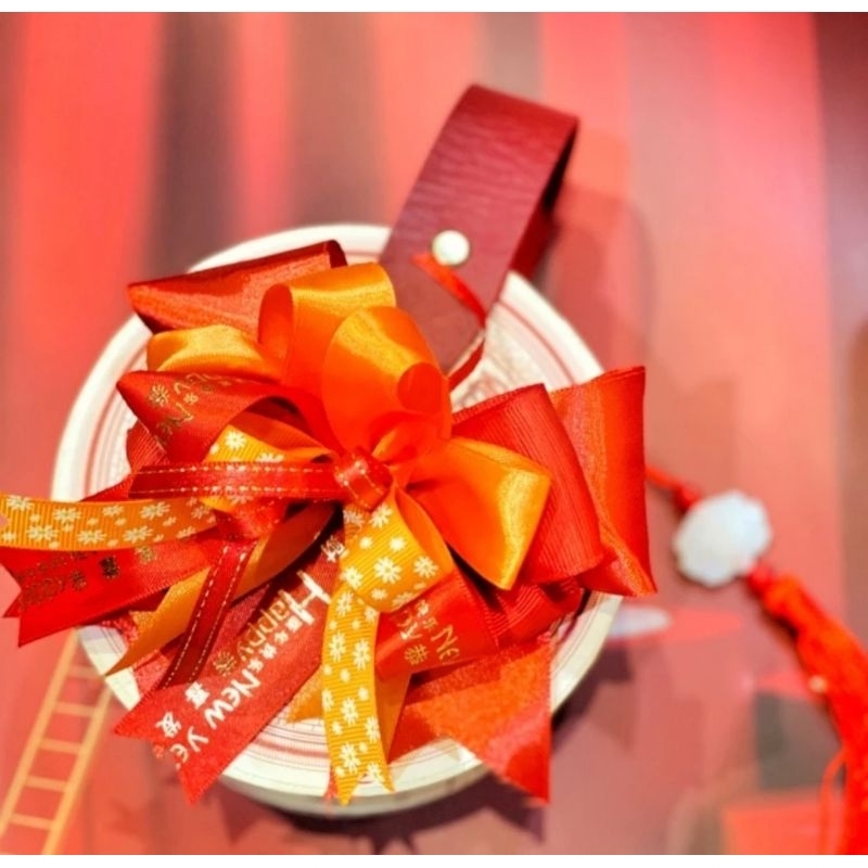 

pita imlek siap pakai pita jadi hampers kado premium custom wedding
