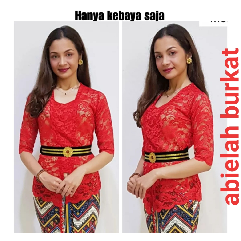 kebaya brokat wanita bali lengan pendek terbaru 2023 kebaya brokat atasan kebaya bali couple kebaya 
