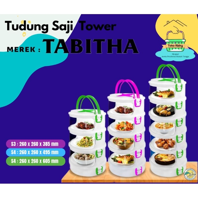 Tudung Saji Tower / Tudung Saji Tingkat / Tudung Saji Susun