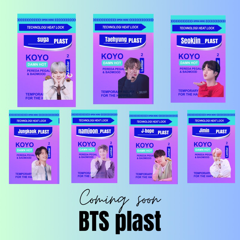 

BTSplast freebies murah dan lucu