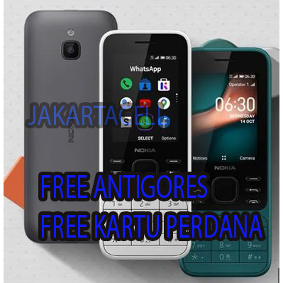 NOKIA 6300 NEW FULLSET BISA WHATSAPP WIFI 4G FB YOUTUB