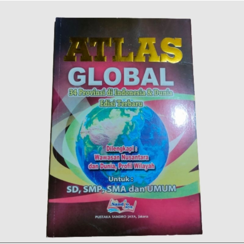 

BUKU ATLAS GLOBAL 34 PROVINSI & DUNIA