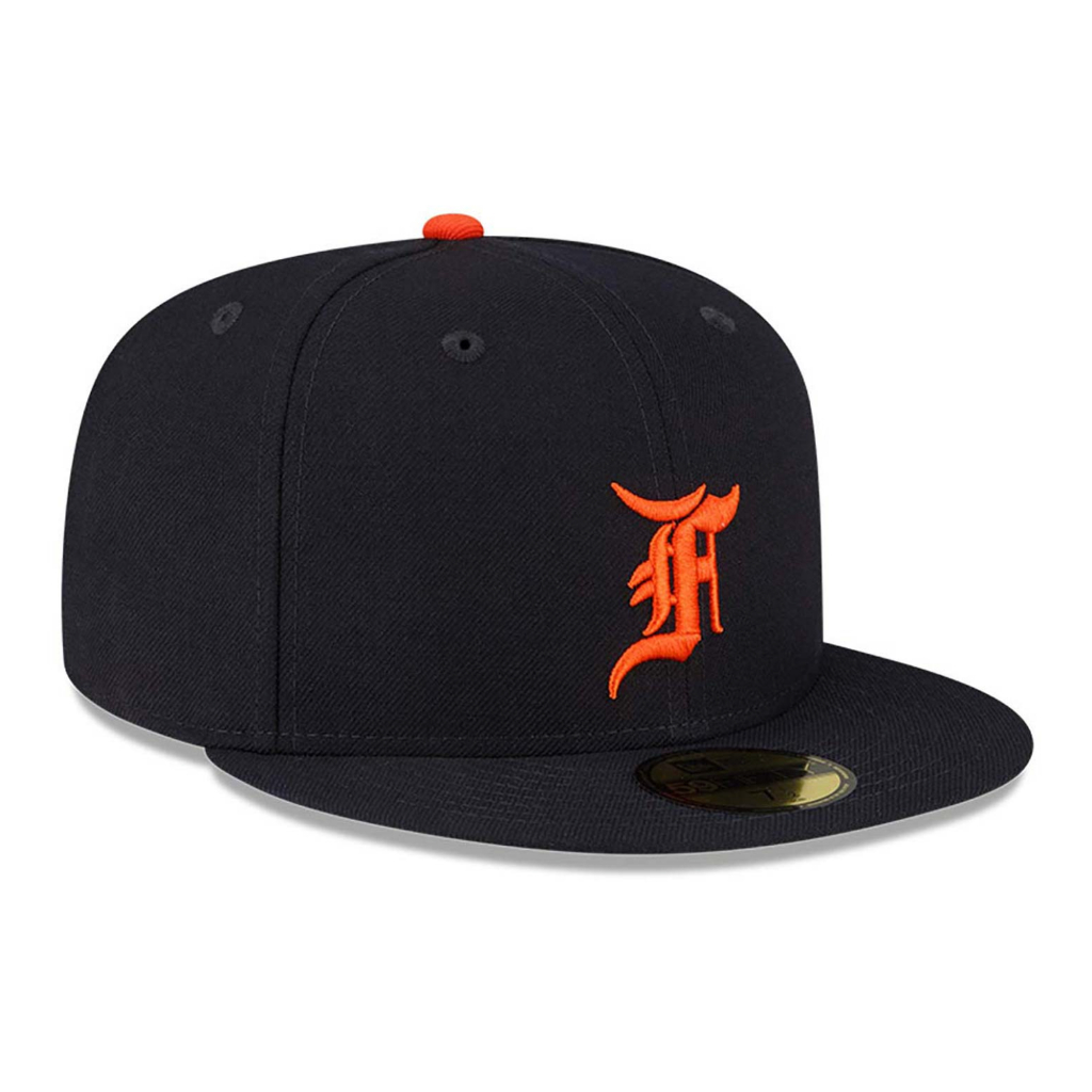 Topi New Era x Fear Of God Detroit Tigers Navy 59Fifty Fitted Cap 100% Original Resmi