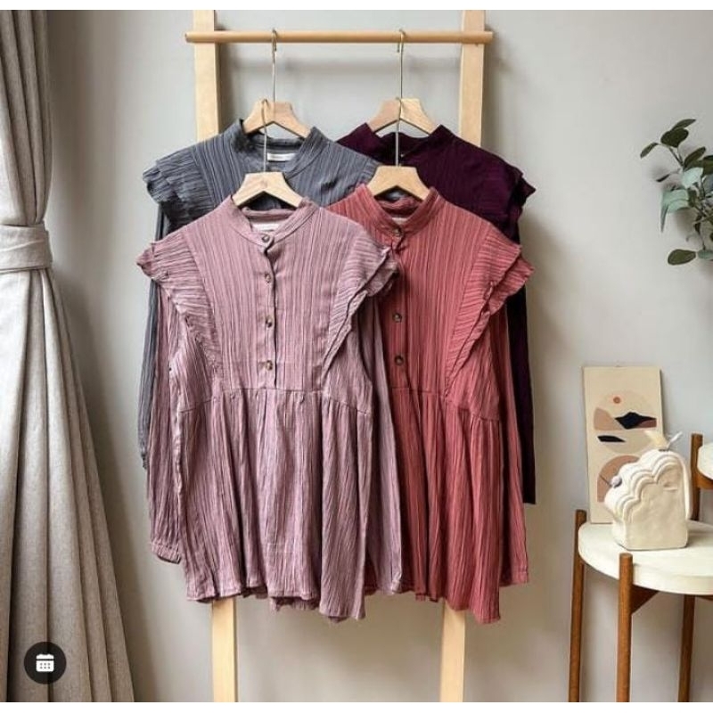 Blouse wanita casual - Blouse wanita polos - Baju atasan formal untuk wanita