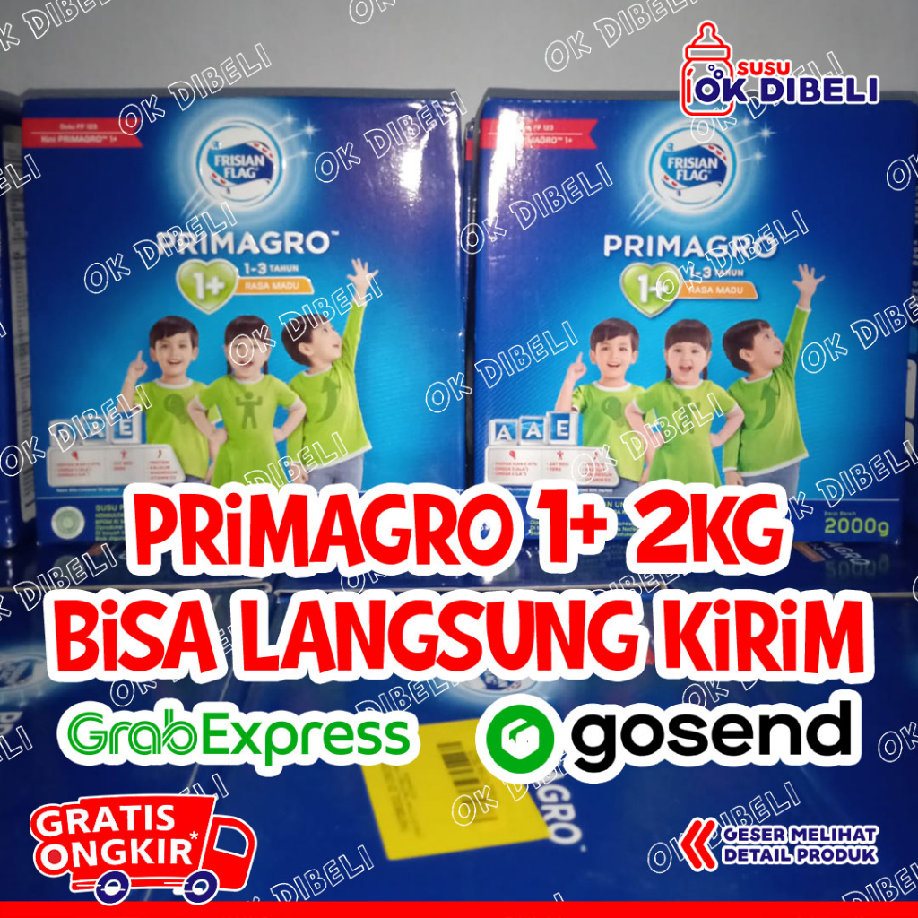 

FLASH SALE! Susu Bubuk Anak Susu Primagro 1+ Original 2KG Susu Pertumbuhan Berkualitas