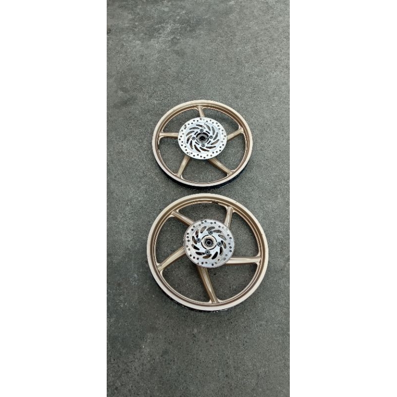 velg velah resing roda depan belakang Honda Supra fi Supra 125 Supra dobeldisk