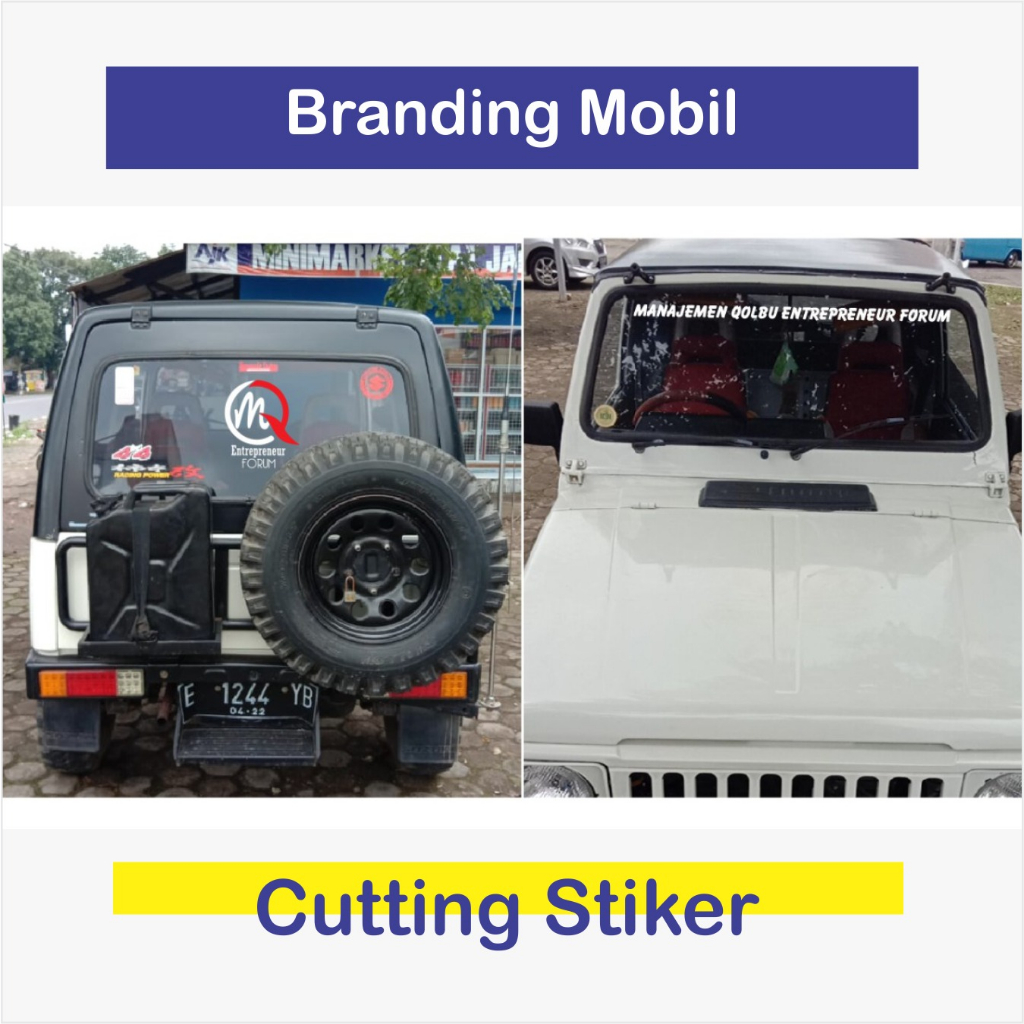 Branding Mobil Katana  Sticker Cutting