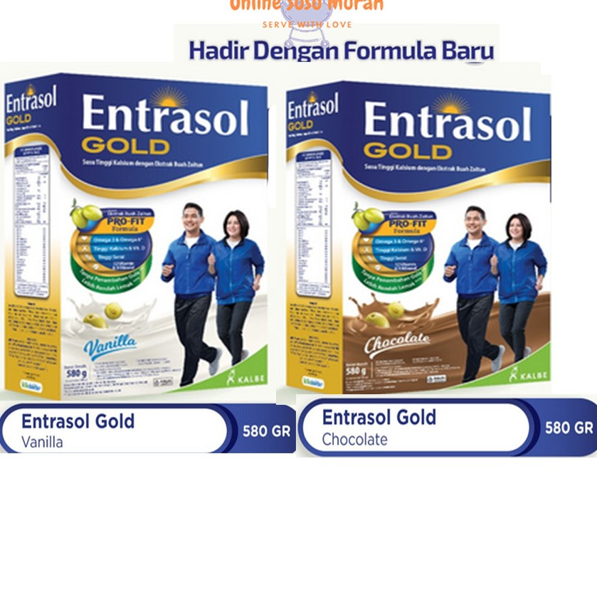 

Entrasol gold vanila / cokelat 580 gr