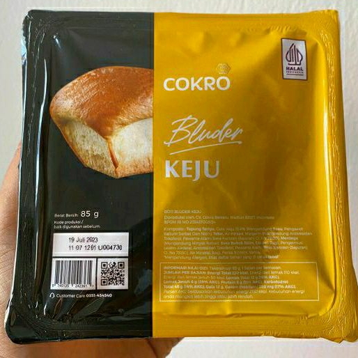 

Roti Cokro Bluder Keju | Roti Cokro Bluder Rasa keju | pack