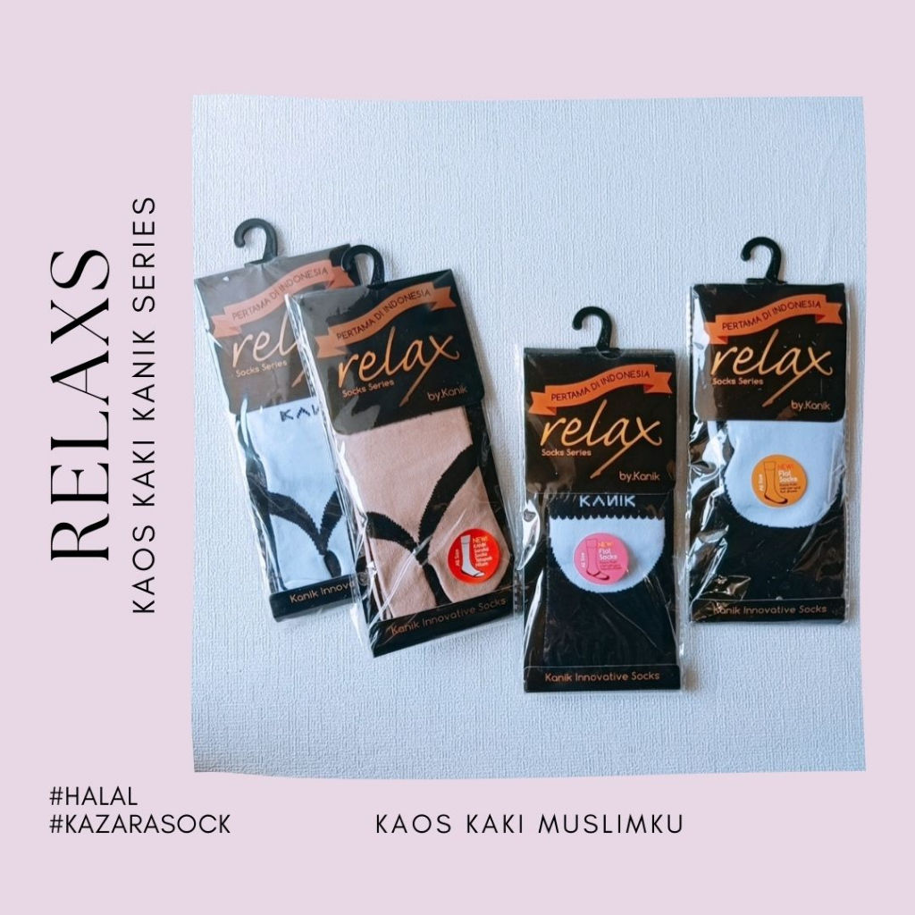 (KZR) Kaos Kaki Kanik Relax Sandal/Ballet/Flat Sock Allsize