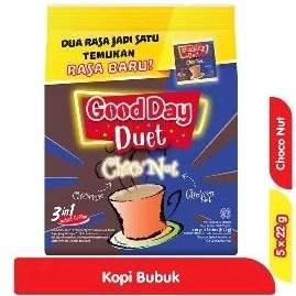

GOOD DAY COFFEE DUET CHOCO NUT 5x22GRAM