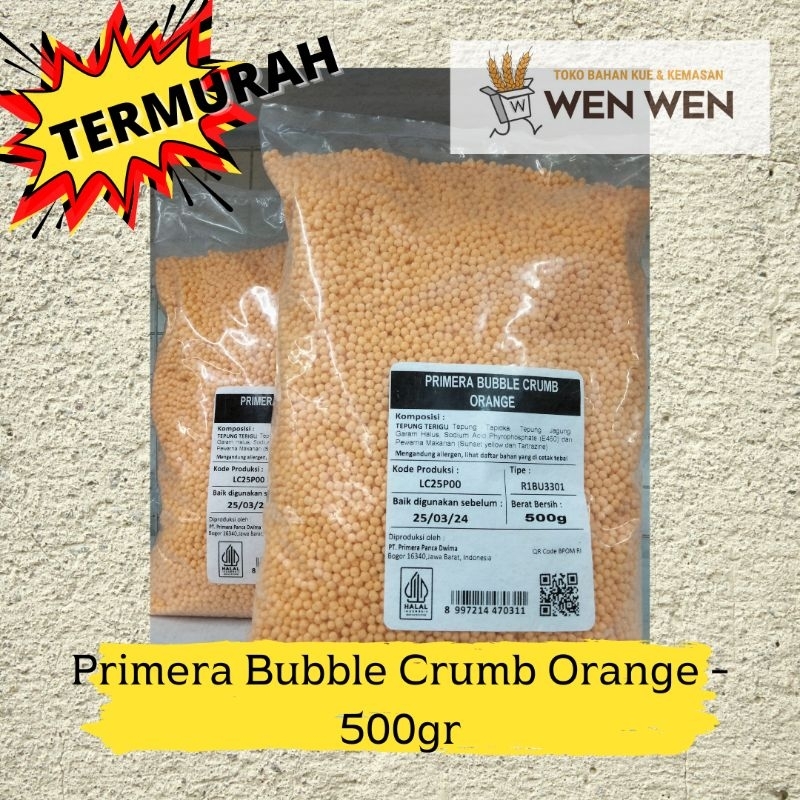 

Primera Bubble Crumb Orange 500gr