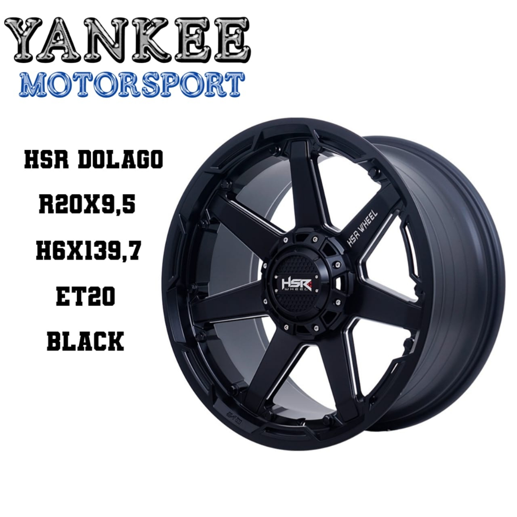 Velg Mobil Ring 20 Nissan Terrano, Pajero, Fortuner, Triton, dll HSR DOLAGO