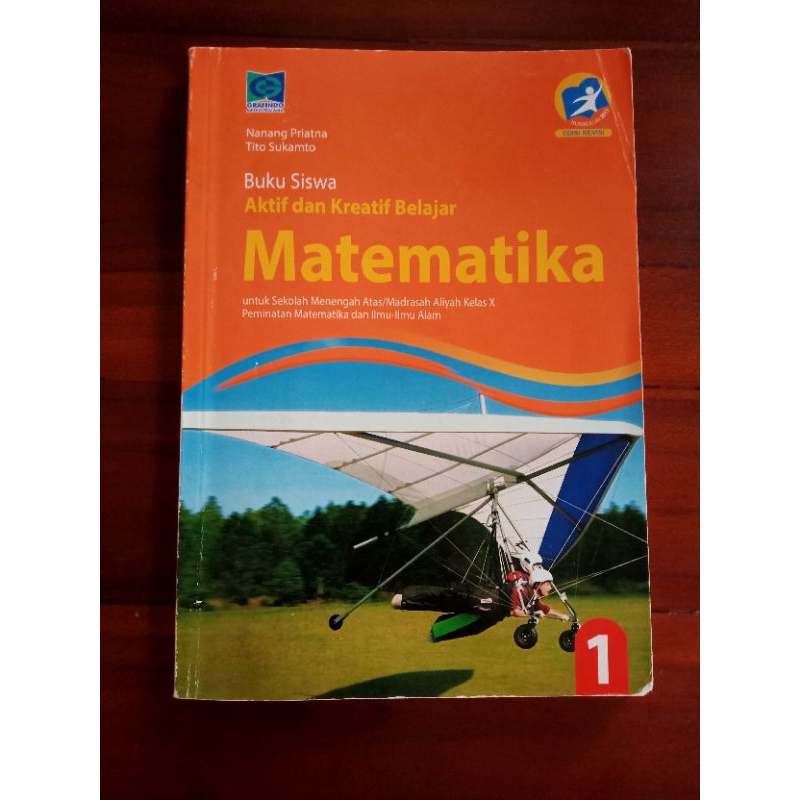

Buku Paket Bekas Matematika Peminatan Grafindo Kelas 10 SMA
