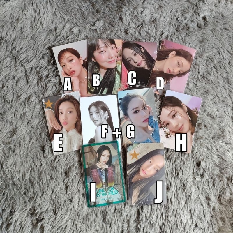[Ready Stock] - fromis_9 jisun jiheon seoyeon saerom chaeyoung jiwon unlock my world umw kihno imagi