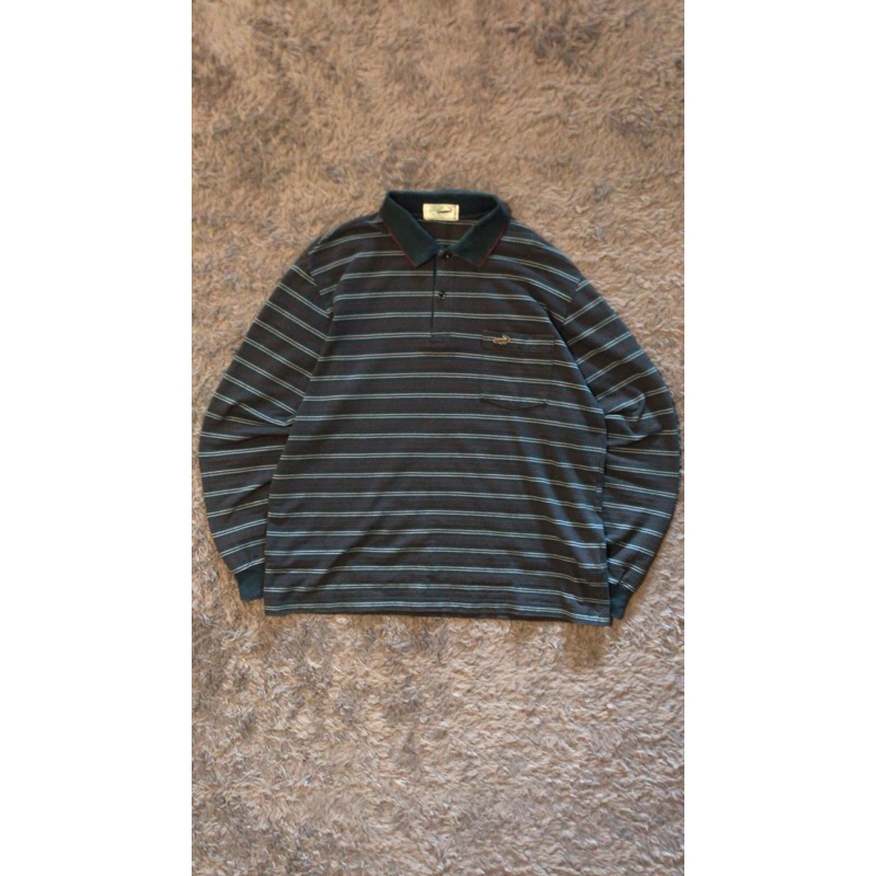 crocodile kaos polo lengan panjang rugby