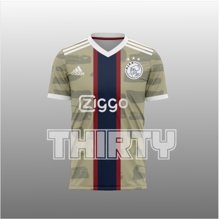 jersey AJAX 22-23 THIRD KIT free edit nama dan nomer punggung