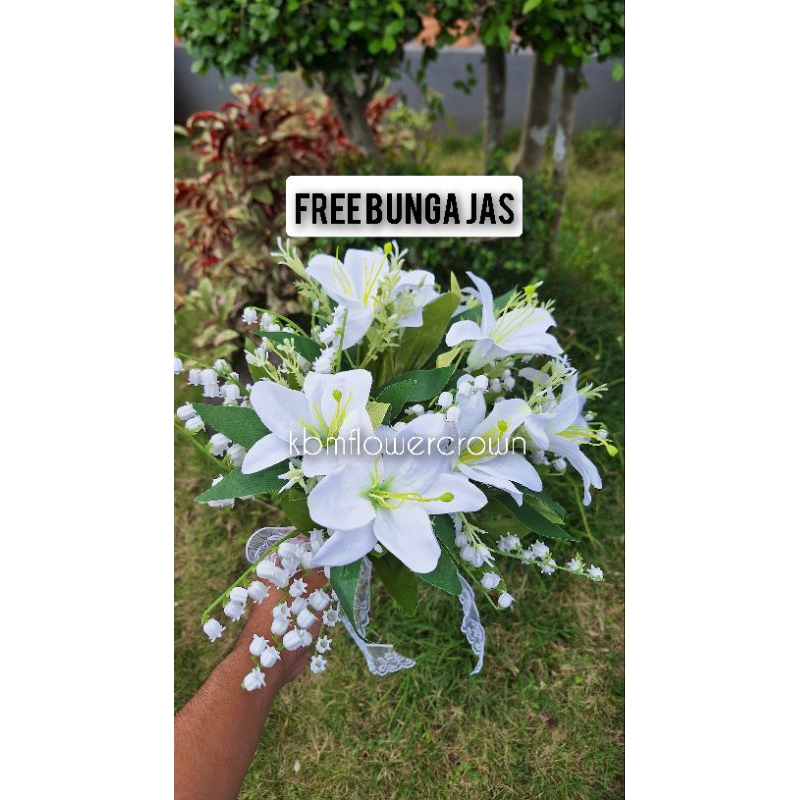 Lily wedding bouquet / buket bunga tangan pengantin