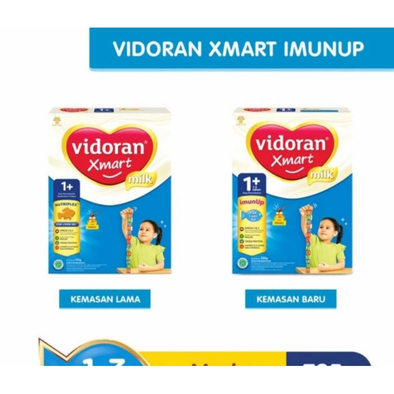 Vidoran 1+ 700gram Susu Vidoran 1plus madu vanila 700gram