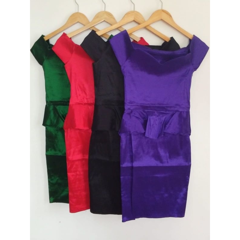 Mini Dress Bodycon Sexy Import Wanita Kekinian Terbaru | Gaun Pendek Ketat Club Malam Seksi LC Penya