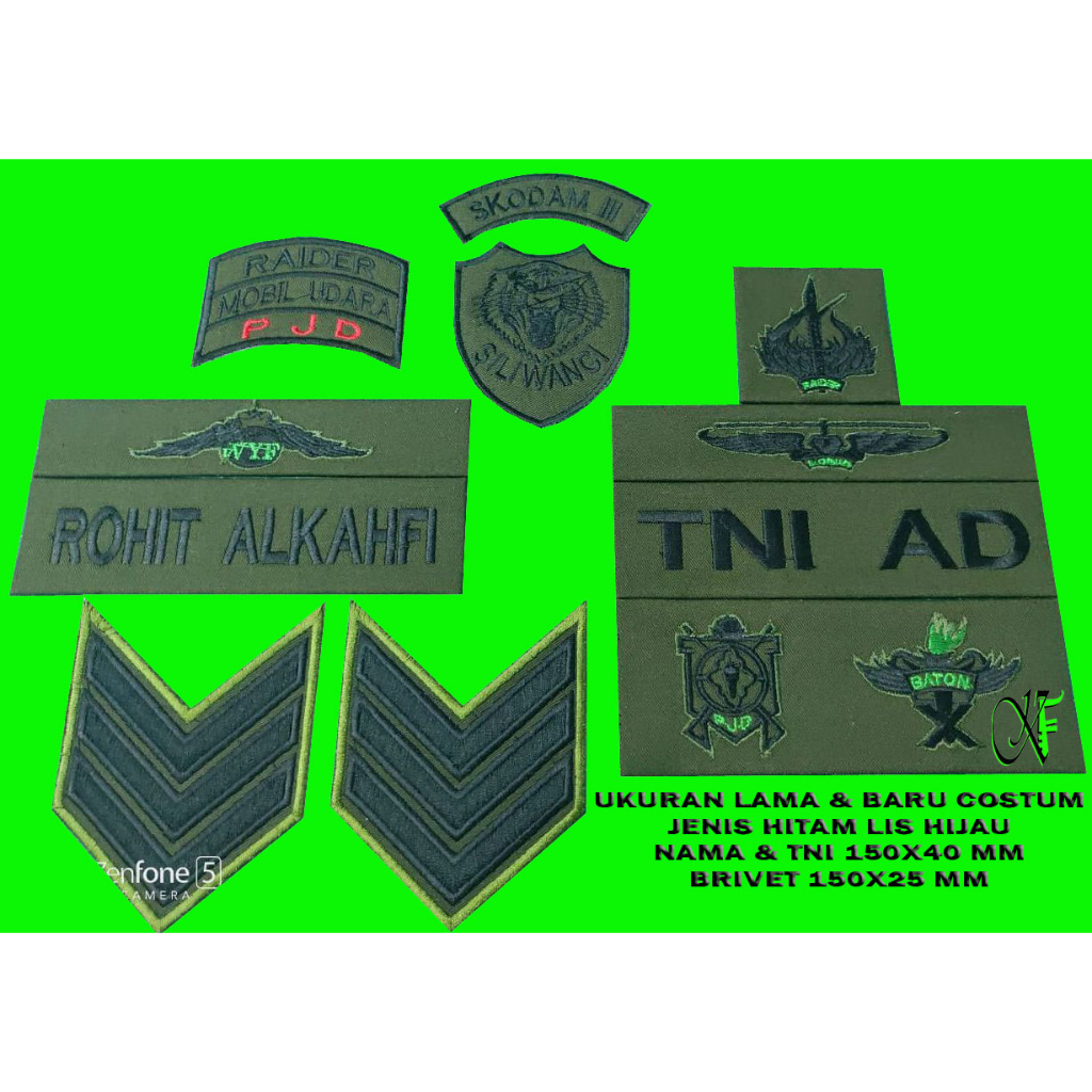 Atribut pdl tni termurah