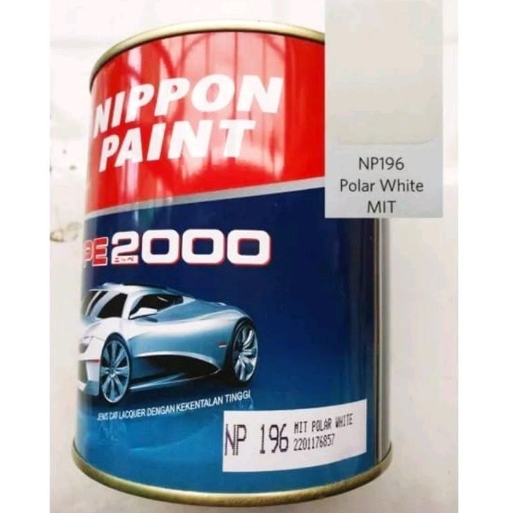 ✨Cat Nippe 2000 NP 196 Nippon Paint warna putih tulang/polar white