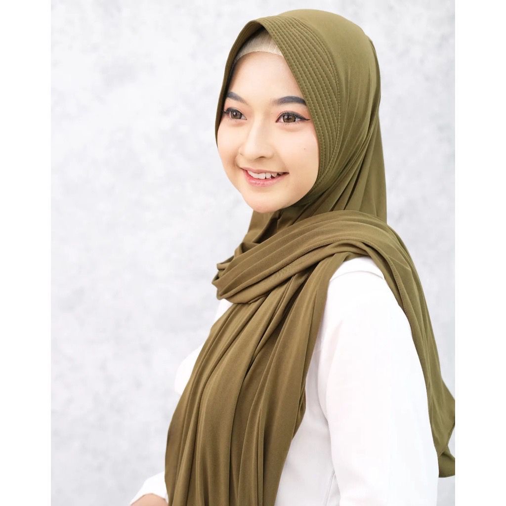 Pashmina oval pet jersey || hijab pashmina oval instan jersey || pashmina pet oval