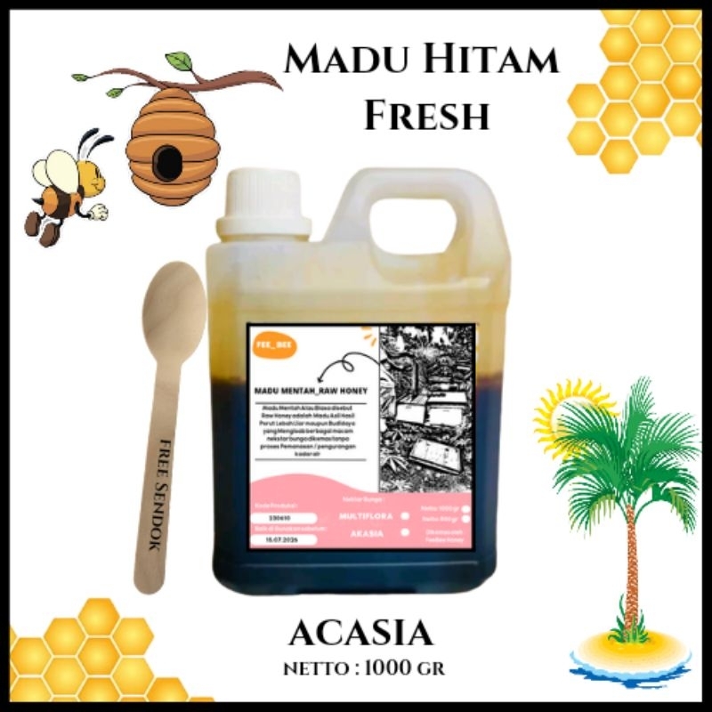

Madu Hitam Asli Akasia Raw Honey Murni 1 kg