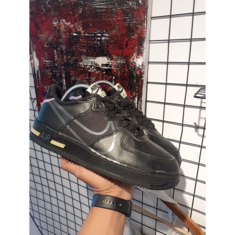 nike af1 black collab react dimsix