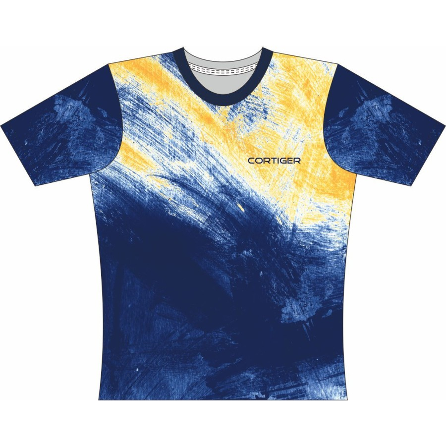 Cortiger Jersey Lari Cortiger - CORE PRIMO "T-SHIRT RUNNING ASTRATTO 1" MEN SHORT