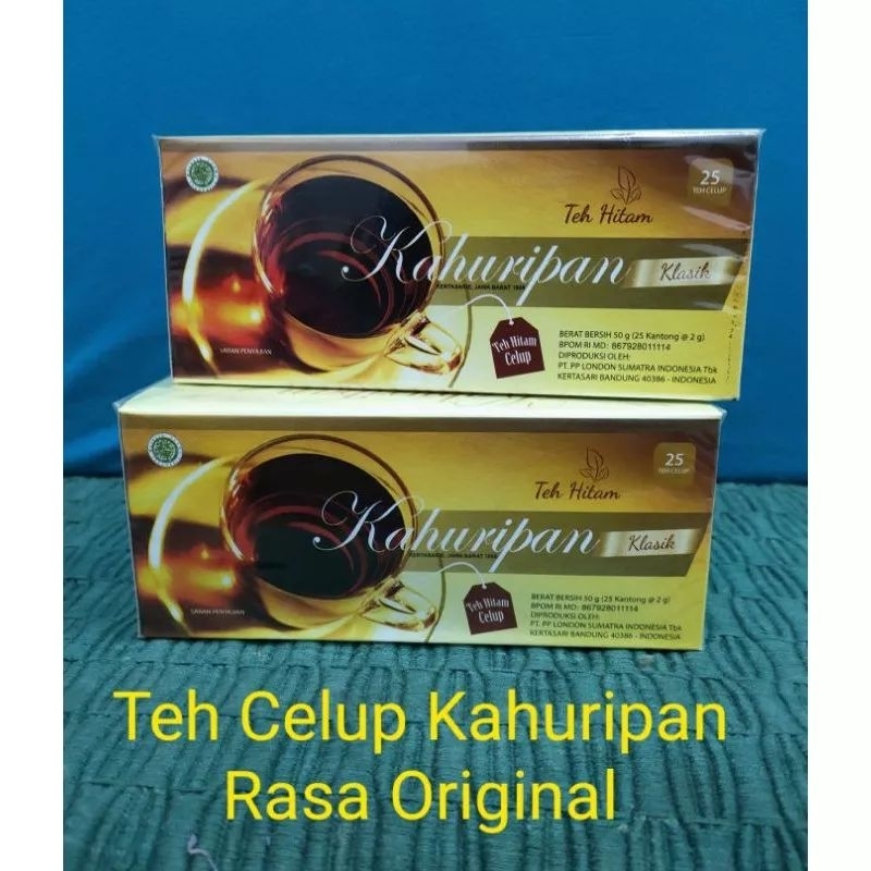 

Teh Kahuripan/Teh Celup Original/Teh Celup/isi 25 Kantong