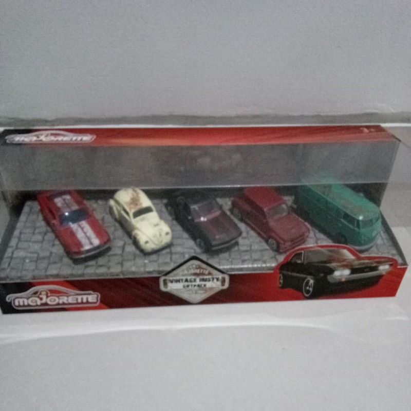 vintage rusty majorette gift pack volkswagen beetle