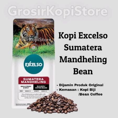 

Kopi Biji Excelso Sumatera Mandheling 200g