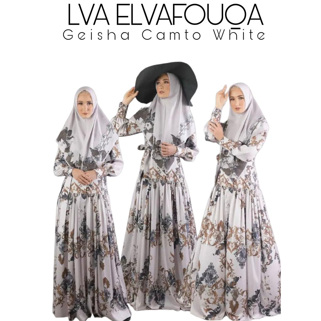 LVA SYARI I GEISHA SERIES I DRESS MULIMAH I BAJU SET SYARI