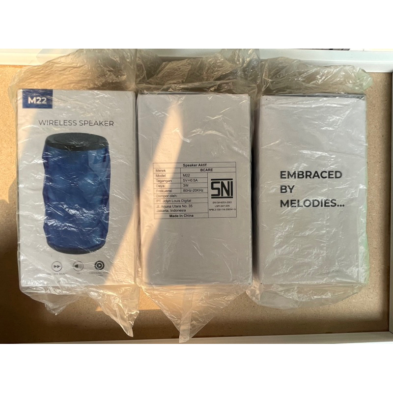 Bcare M22 Bluetooth Speaker original Wireless speaker murah kualitas keren mantap baterai awet porta