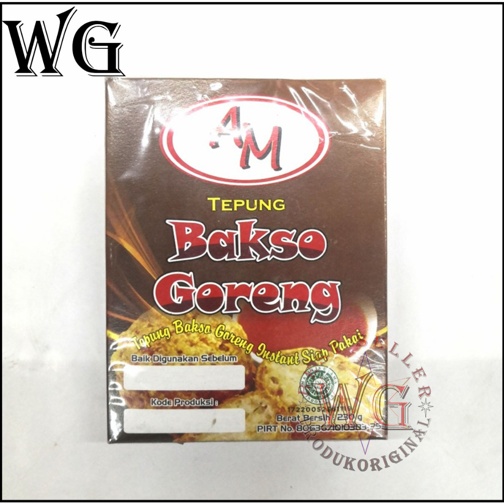 

Bahan Baking / Bahan Pokok Makanan / Tepung Bakso Goreng AM 250 Gram