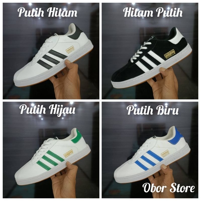 SEPATU SNEAKERS PRIA ADHIDAS GAZELLE SIZE 39-43 | SEPATU SEKOLAH HITAM PUTIH SMP SMA