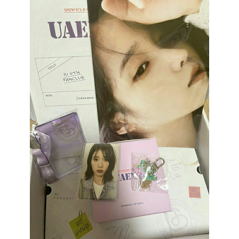 [READY] Sharing IU OFFICIAL UAENA 6th Generation Fanclub Membership Photocard PC Humidifier Photoboo