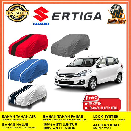 Cover Mobil Suzuki Ertiga GA, GL, GX 2012, 2013, 2014, 2015, 2016, 2017 Anti Air Waterproof Outdoor,