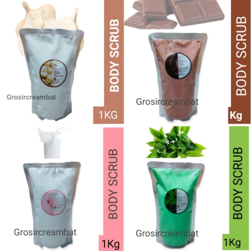 LULUR BADAN LULUR KILOAN SCRUB BENGKOANG 1KG