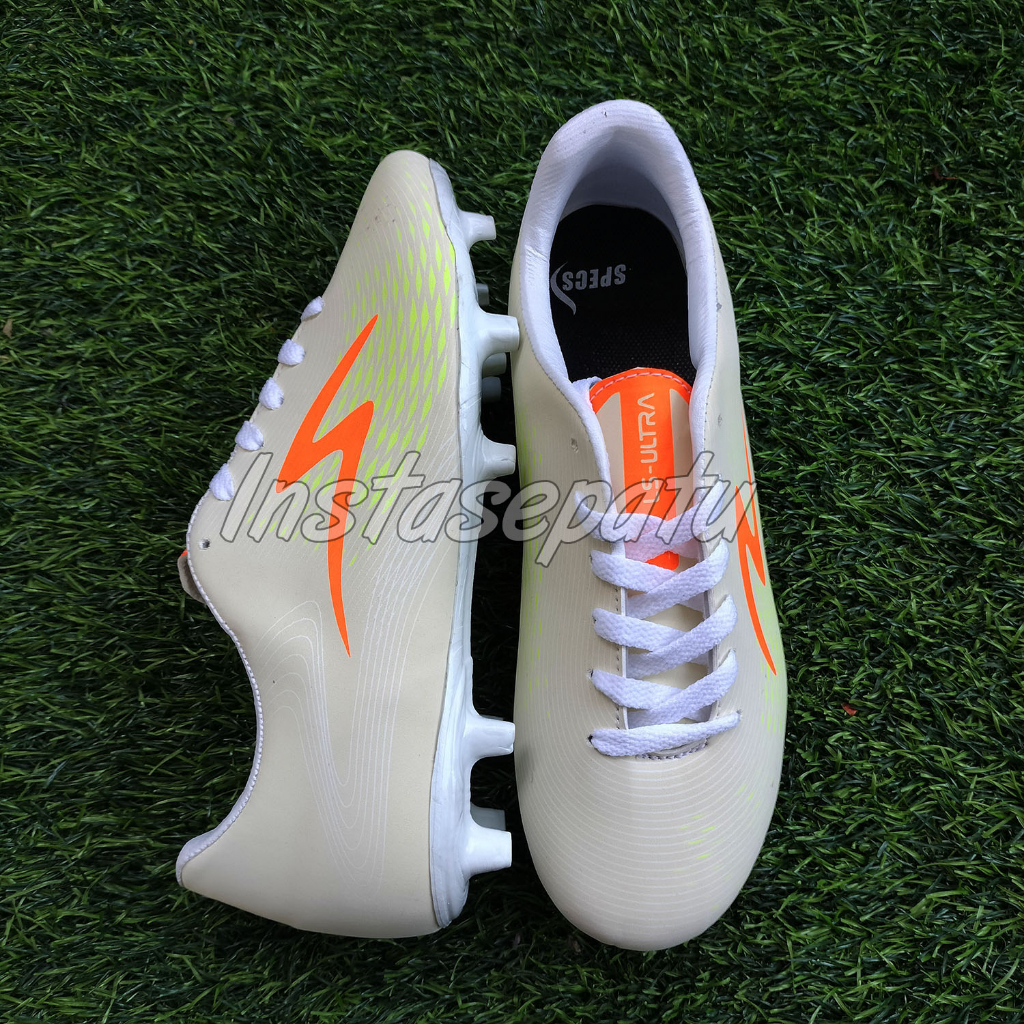 Sepatu Bola Anak LS Ultra White Orange