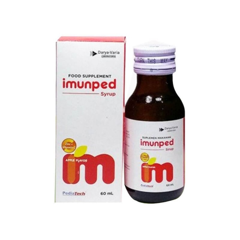 imunped sirup 60 ml / vitamin anak / vitamin daya tahan tubuh anak / vitamin c anak / zinc anak